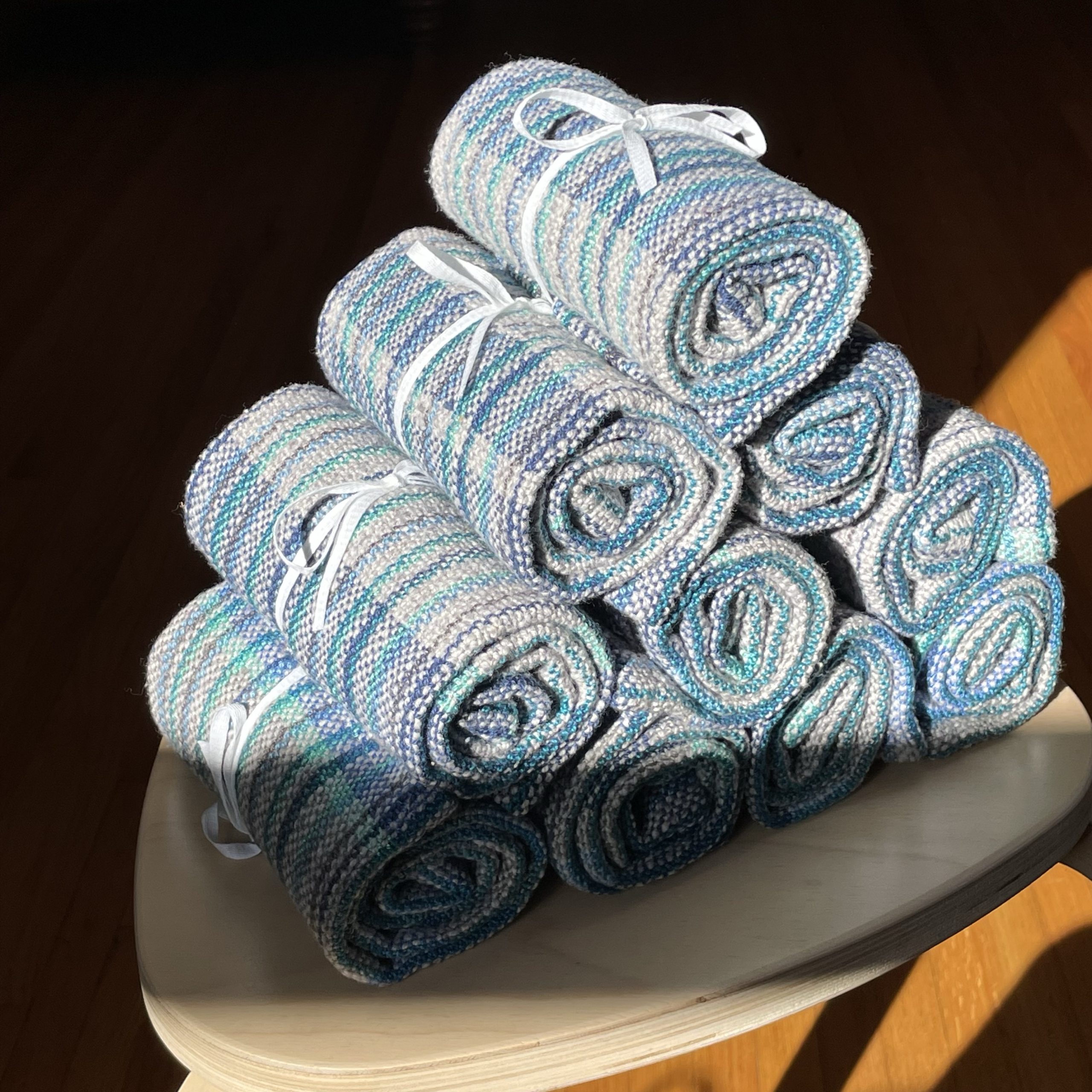 A Pyramid of Hand Towels – Dulcey Heller